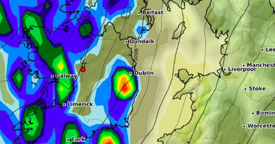 Met Eireann's chaotic forecast shows mild and humid weather amid torrential rain and potential flooding