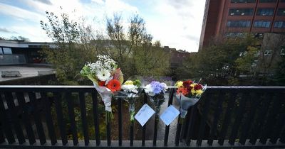 Floral tributes left at scene after man found dead in the River Mersey