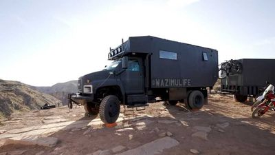 This GMC Overlanding Camper Used To Be A Dump Truck With A Snow Plow