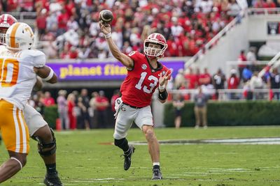 College Football Playoff 2023: Georgia grabs top spot in second rankings, updated title odds