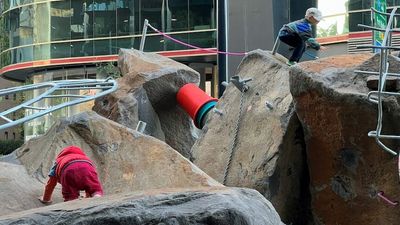 Meet Mike Hewson, the artist behind Melbourne's 'risky' playground