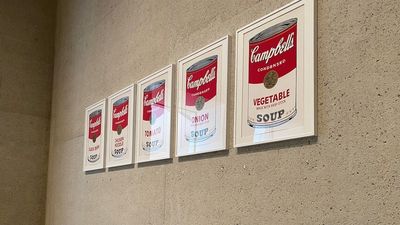 Protesters vandalise Andy Warhol's Campbell's Soup Cans at National Gallery of Australia