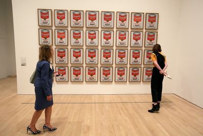 Climate protesters target Warhol art in Australian gallery