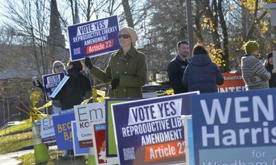 US states vote to protect reproductive rights in rebuke to anti-abortion push