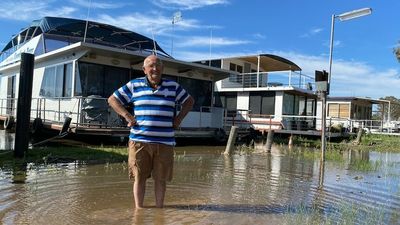 River Murray flood predictions leave locals in limbo amid levee construction