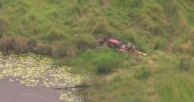Farmer, 95, pulled alive from mud by pal after being buried for two days