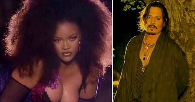 Johnny Depp struts for Rihanna in bizarre appearance at Fenty show as fans boycott brand