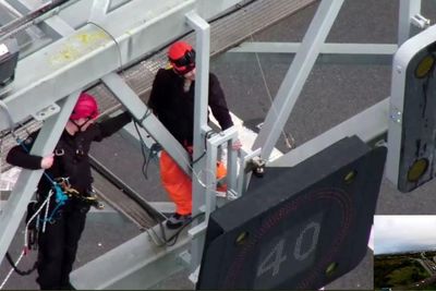 Lorry crashes on M25 as Just Stop Oil protests enter third day