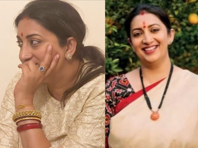Smriti Irani shares a picture of her post-Diwali cleaning at home; says, “When you roam the world but housework beckons you”