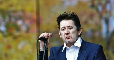 The Pogues frontman Shane MacGowan frail in wheelchair on rare event outing