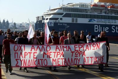 Greece comes to standstill as workers stage 24-hour nationwide strike against ‘jungle-like conditions’