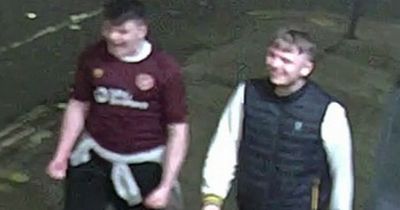Edinburgh police release image of two men after city centre street attack