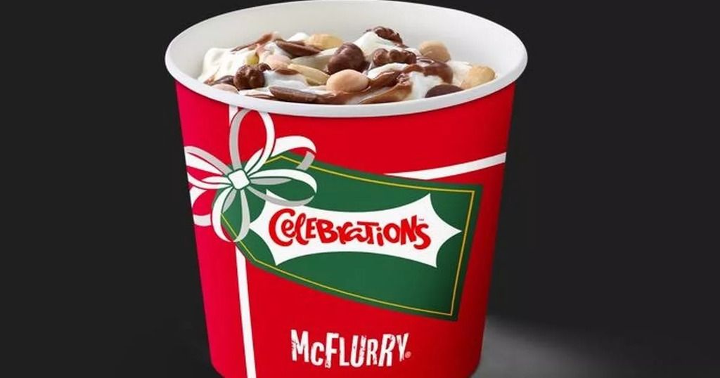 McDonald’s unveils Christmas menu with Celebrations…