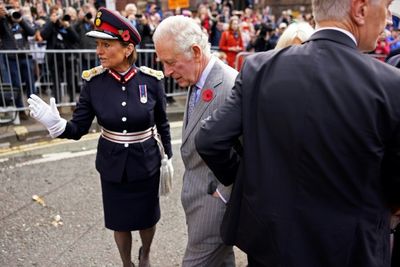 King Charles narrowly avoids being hit by eggs in York