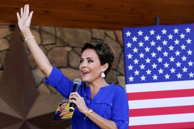 Kari Lake trails Katie Hobbs as Arizona governor’s race too close to call
