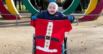 Brave Glasgow six-year-old with aggressive brain tumour to do Santa Dash with mum and aunt