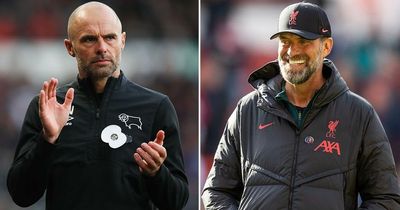 Derby boss "needs" Jurgen Klopp photo at Anfield after being snubbed by Pep Guardiola