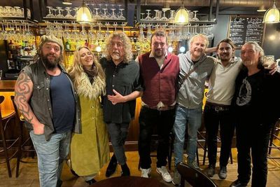 Rock legend Robert Plant delights Scottish pubgoers with open mic performance