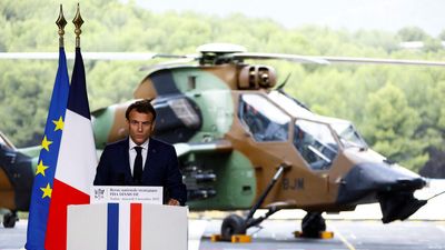 Macron unveils shift in military posture as war returns to Europe