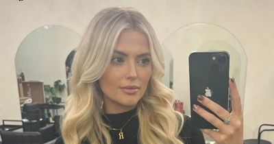 Mum-to-be Lucy Fallon says it was 'baby's idea' as she shows off glam makeover