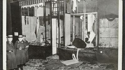 Previously unseen photos show Nazis' Kristallnacht pogrom up close