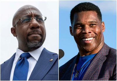 Georgia’s Herschel Walker and Raphael Warnock headed to runoff election that could determine Senate control