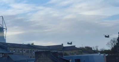 RAF Chinook helicopters spotted flying low over Newcastle city centre and St James' Park - this is why