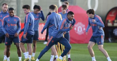 Two Manchester United academy players promoted to first-team training ahead of Aston Villa fixture