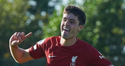 Layton Stewart starts as Liverpool hand out FIVE full debuts against Derby County