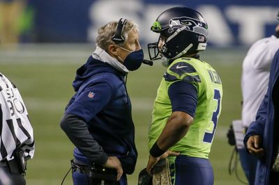 Russell Wilson responds to Pete Carroll’s wristband comments