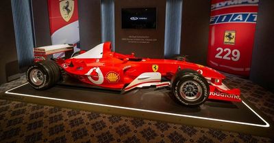 Michael Schumacher's legendary title-winning Ferrari sold for record price at auction