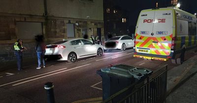 Edinburgh police clamp down on dangerous drivers at rule breaking hot spot