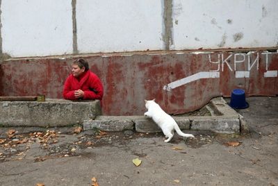 Wrong bank: Villagers split by river from Ukraine's advance