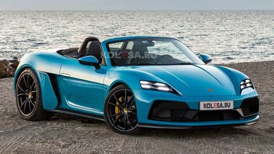 Porsche Boxster EV Rendered After First Spy Shots Emerge