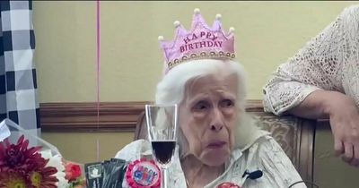 Woman credits tequila as key to 'happy' life as she celebrates her 101st birthday