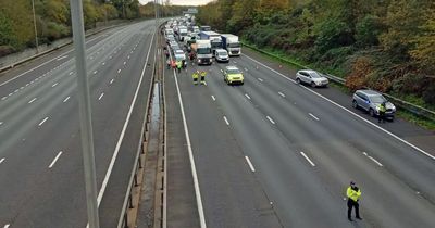 Motorway closed again as Just Stop Oil protesters climb gantries