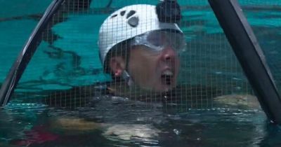 I'm A Celebrity first look as Matt Hancock dunked in tank of water during challenge