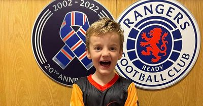 Rangers-daft schoolboy was mascot for Champions League clash after tragic death of his father
