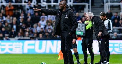 Patrick Vieira's verdict on 'fantastic' Crystal Palace stars after EFL Cup loss at Newcastle