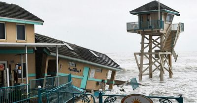 Hurricane Nicole batters Florida with 75mph gales after mass evacuation order