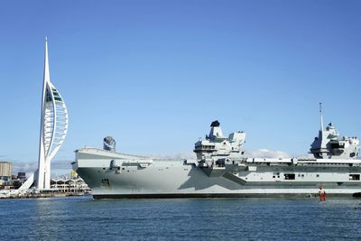 HMS Queen Elizabeth sails for deployment to northern Europe