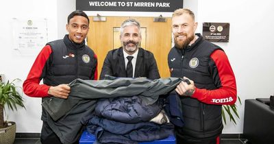 St Mirren bosses throw weight behind new jackets and clothing drive for winter to help those in need