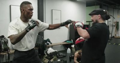 Israel Adesanya's coach used knives and machetes to motivate "complacent" fighters