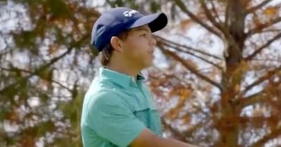Tiger Woods' son Charlie earns comparisons to icon dad and Rory McIlroy as video emerges