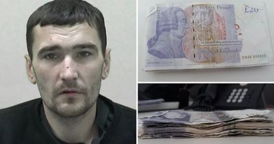Funny money: Gateshead man caught with 41 fake 'twenty POOND' notes stuffed down his sock