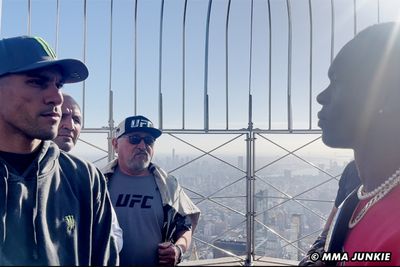 UFC 281 video: Israel Adesanya, Alex Pereira face off on top of Empire State Building