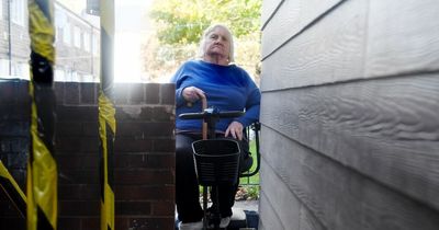 Radford pensioner can't get mobility scooter down footpath after council bungalow work