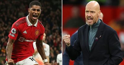 Man Utd boss Erik ten Hag delighted with "really important" Marcus Rashford U-turn