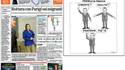 Don't give us moral lessons on migrant crisis, Italian papers tell France