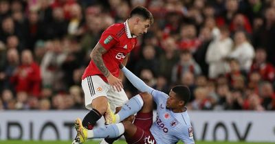 Aston Villa ace who was 'disappointed' in referees escaped blatant red card against Manchester United